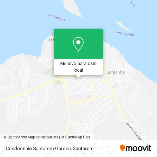Condomínio Santarém Garden mapa