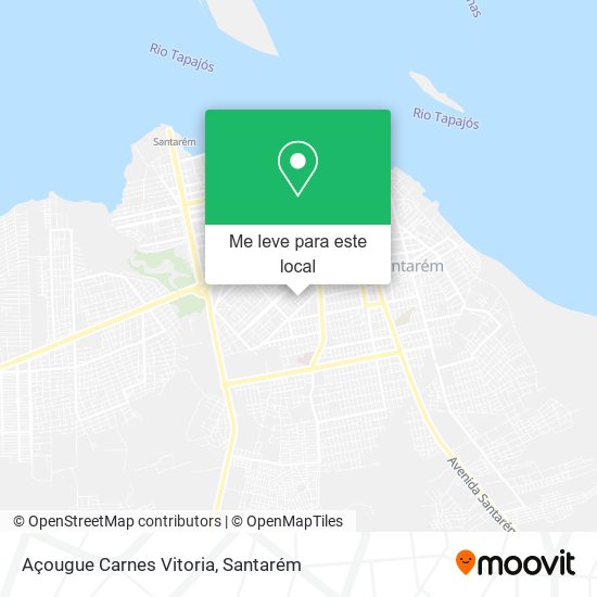 Açougue Carnes Vitoria mapa