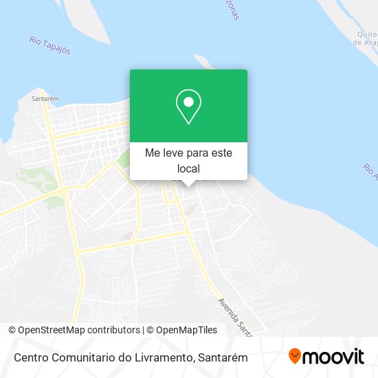 Centro Comunitario do Livramento mapa