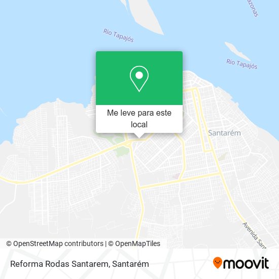 Reforma Rodas Santarem mapa