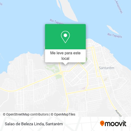 Salao de Beleza Linda mapa