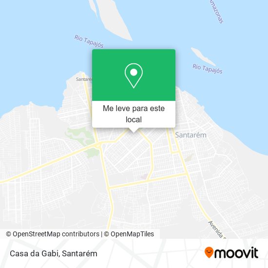 Casa da Gabi mapa