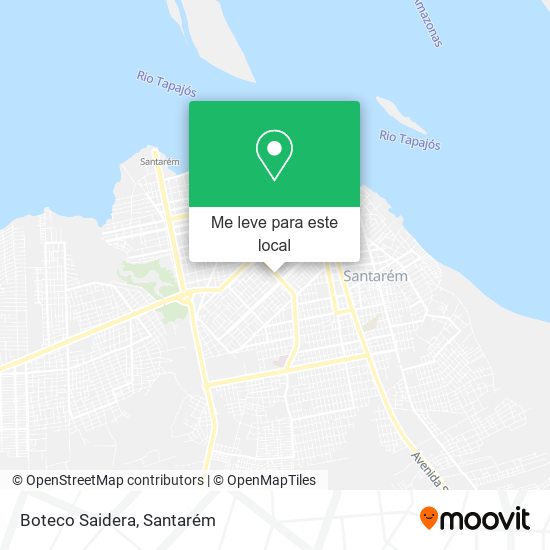 Boteco Saidera mapa