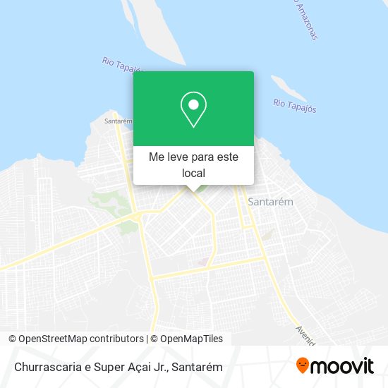 Churrascaria e Super Açai Jr. mapa