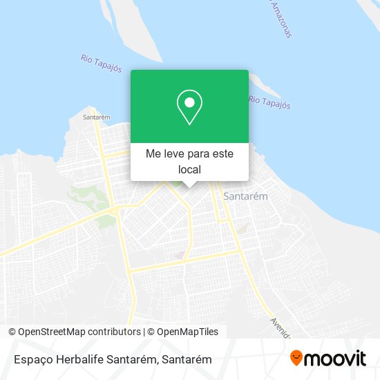 Espaço Herbalife Santarém mapa