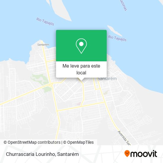 Churrascaria Lourinho mapa