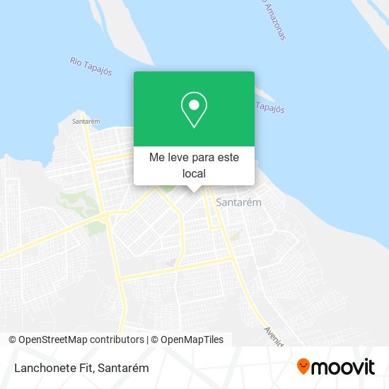 Lanchonete Fit mapa