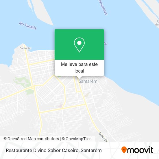 Restaurante Divino Sabor Caseiro mapa