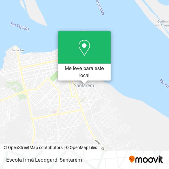 Escola Irmã Leodgard mapa