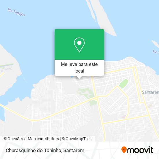 Churasquinho do Toninho mapa