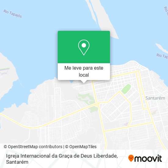 Igreja Internacional da Graça de Deus Liberdade mapa