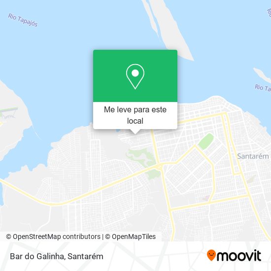 Bar do Galinha mapa