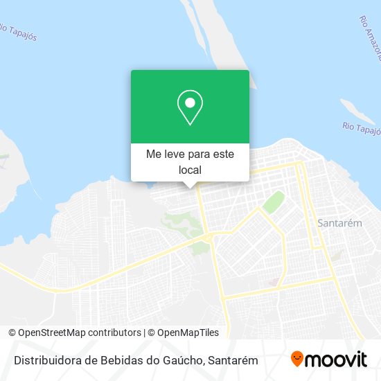 Distribuidora de Bebidas do Gaúcho mapa