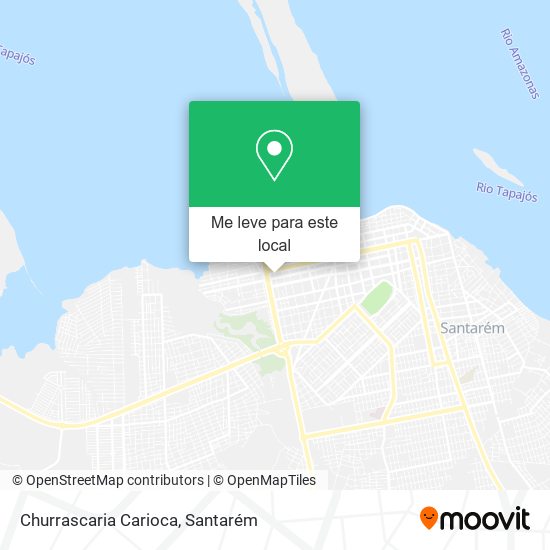 Churrascaria Carioca mapa