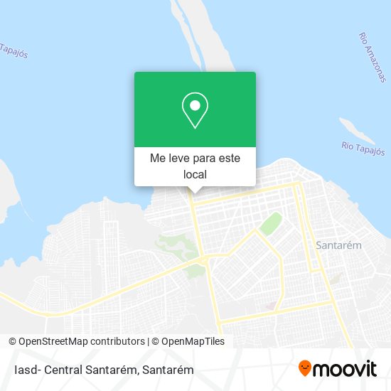 Iasd- Central Santarém mapa