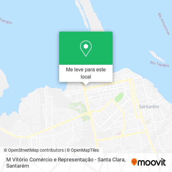 M Vitório Comércio e Representação - Santa Clara mapa