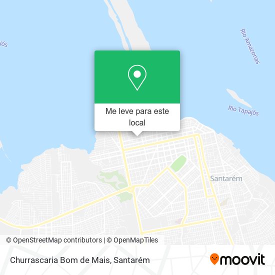Churrascaria Bom de Mais mapa
