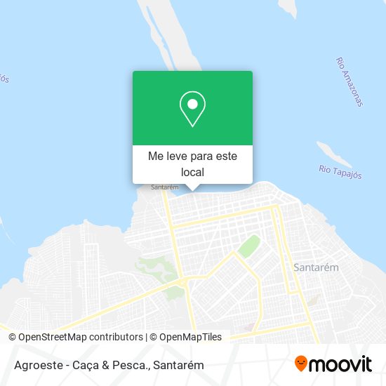 Agroeste - Caça & Pesca. mapa