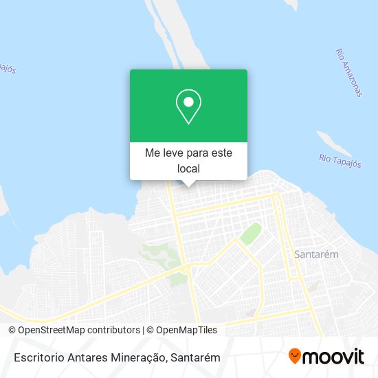 Escritorio Antares Mineração mapa