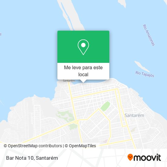 Bar Nota 10 mapa