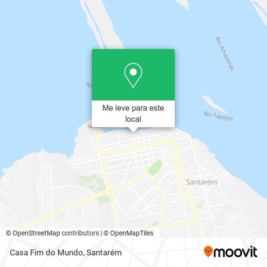 Casa Fim do Mundo mapa