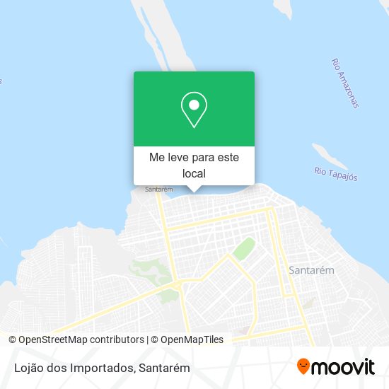 Lojão dos Importados mapa