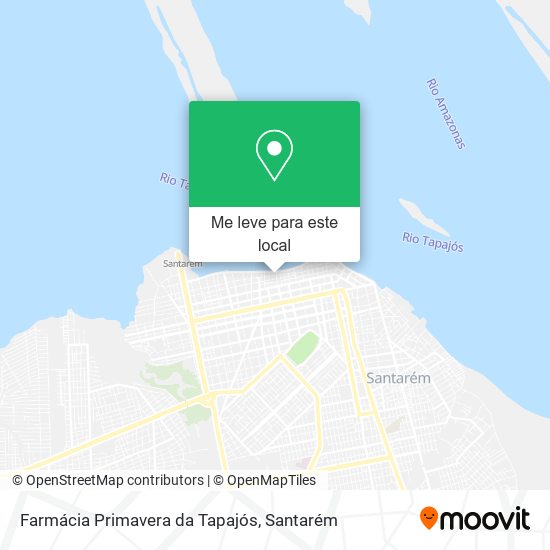 Farmácia Primavera da Tapajós mapa