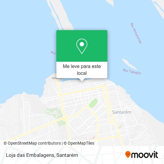 Loja das Embalagens mapa