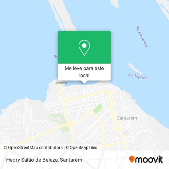 Heory Salão de Beleza mapa