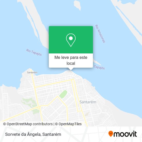 Sorvete da Ângela mapa