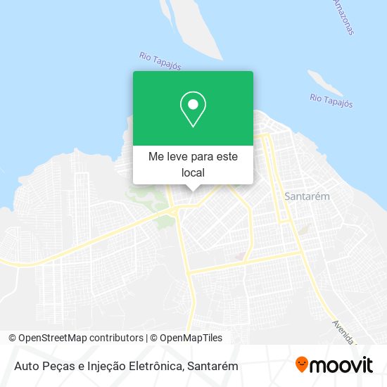 Auto Peças e Injeção Eletrônica mapa