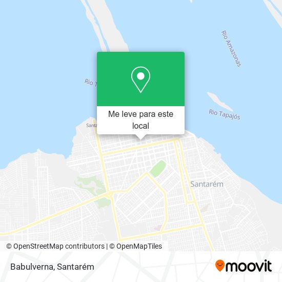 Babulverna mapa