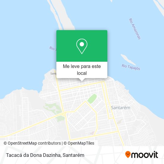 Tacacá da Dona Dazinha mapa