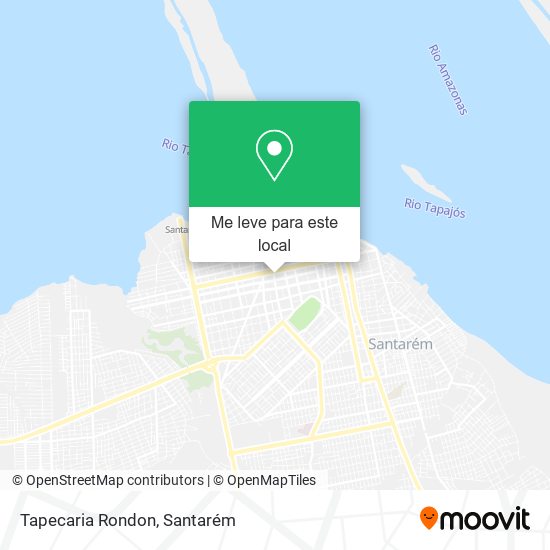 Tapecaria Rondon mapa