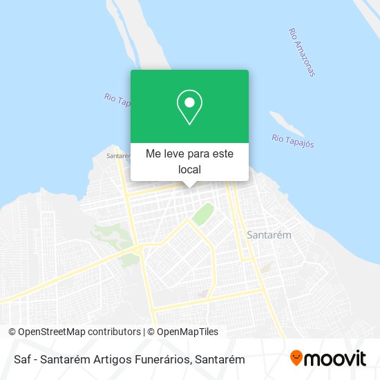 Saf - Santarém Artigos Funerários mapa