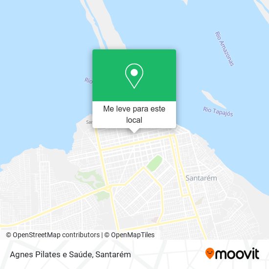 Agnes Pilates e Saúde mapa