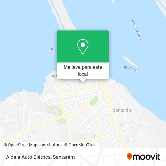 Aldeia Auto Elétrica mapa