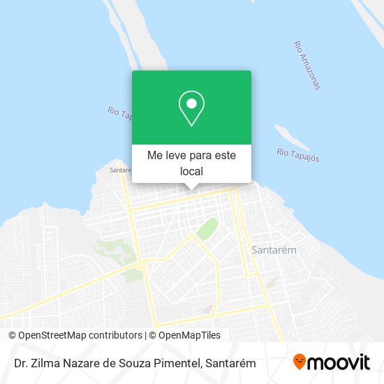 Dr. Zilma Nazare de Souza Pimentel mapa