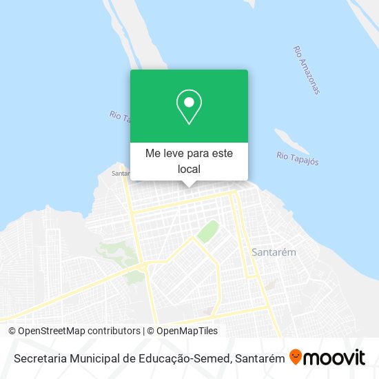 Secretaria Municipal de Educação-Semed mapa