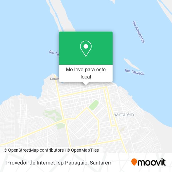 Provedor de Internet Isp Papagaio mapa