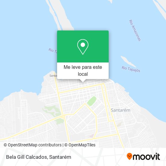 Bela Gill Calcados mapa