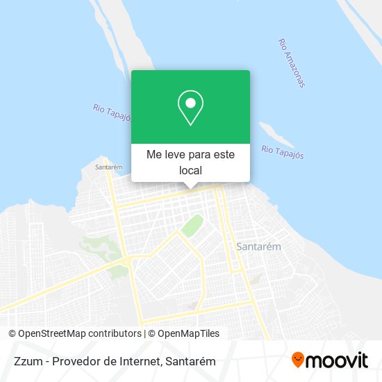 Zzum - Provedor de Internet mapa