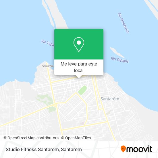 Studio Fitness Santarem mapa