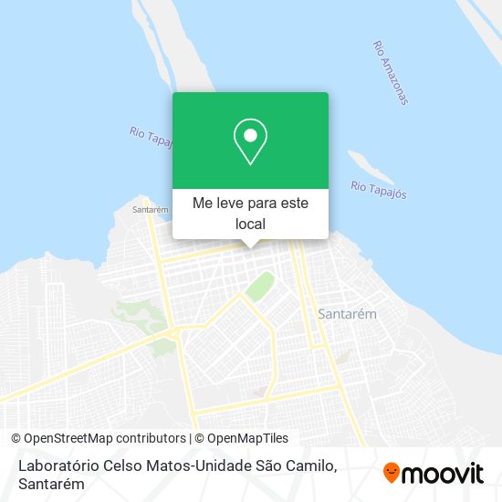 Laboratório Celso Matos-Unidade São Camilo mapa