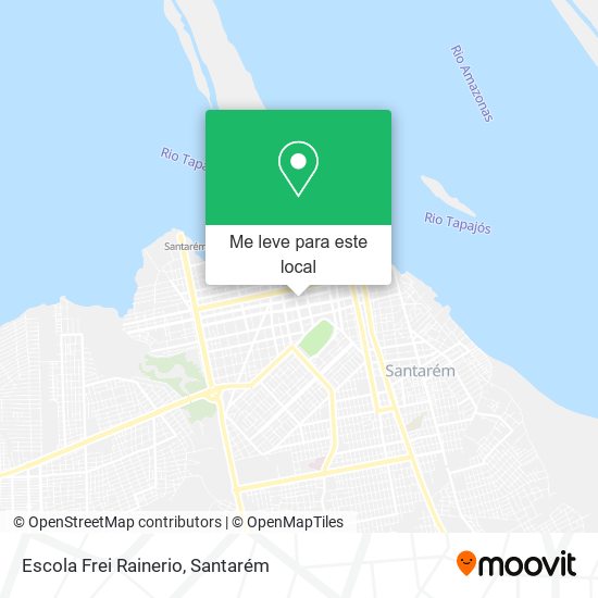 Escola Frei Rainerio mapa