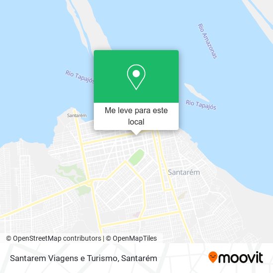 Santarem Viagens e Turismo mapa