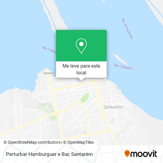 Perturbar Hamburguer e Bar mapa