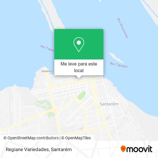 Regiane Variedades mapa