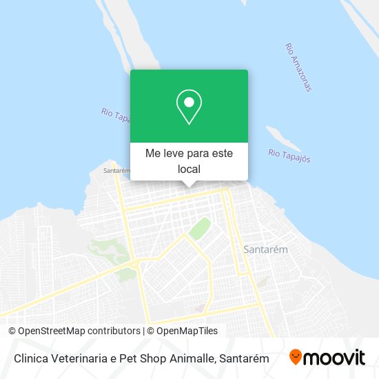 Clinica Veterinaria e Pet Shop Animalle mapa