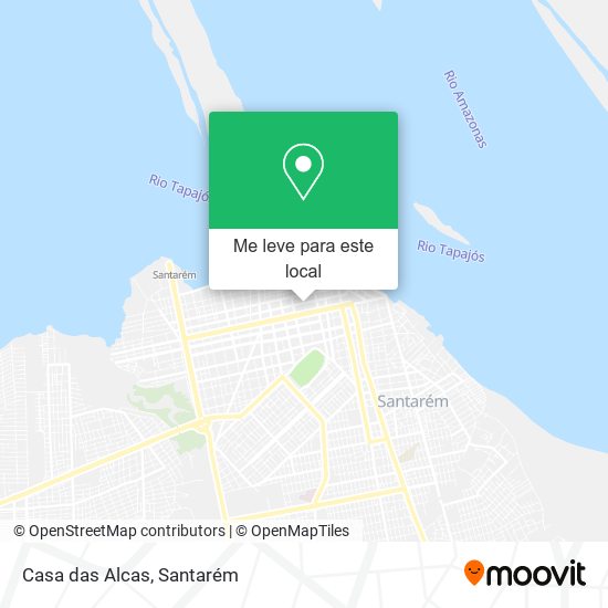 Casa das Alcas mapa